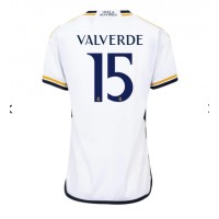 Koszulka piłkarska Real Madrid Federico Valverde #15 Strój Domowy dla kobiety 2023-24 tanio Krótki Rękaw